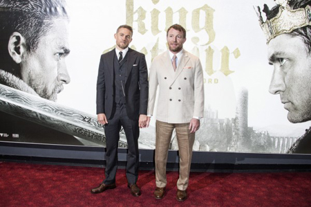 Charlie Hunnam and Guy Ritchie